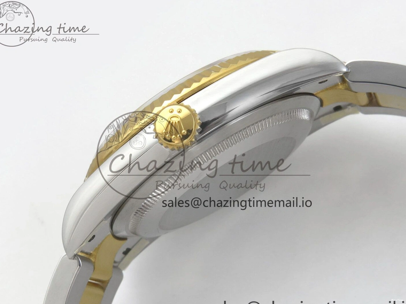 MiroTime 0510 Unisex DateJust 36 SS YG ARF 1:1 Best Edition 904L Steel YG Leaf Dial on Oyster Bracelet SH 92
